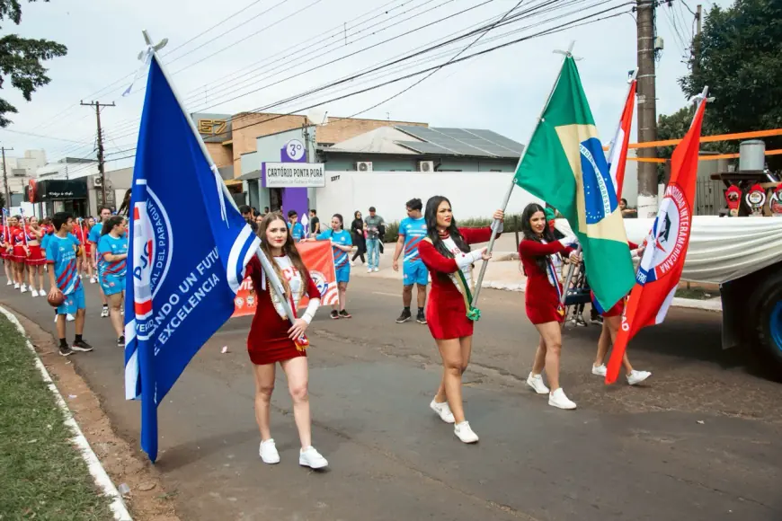 UCP de Pedro Juan celebra Independência do Brasil em desfile de 7 de setembro em Ponta Porã