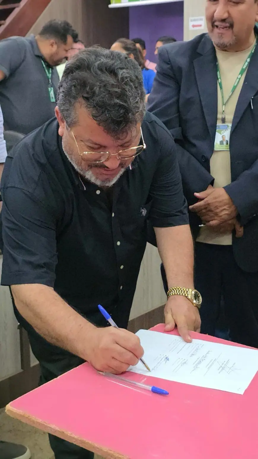 Carlos Bernardo participa de ato da agricultura familiar em Nioaque