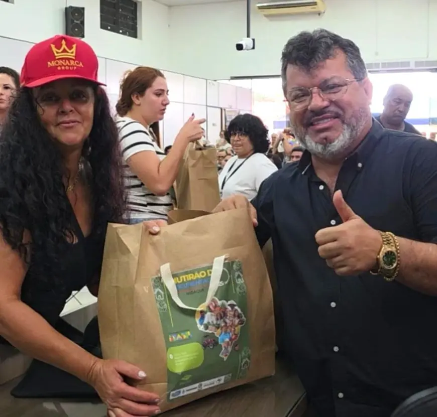 Carlos Bernardo participa de ato da agricultura familiar em Nioaque