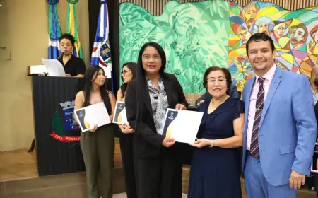 Câmara Municipal de Ponta Porã homenageia a Universidade Central do Paraguai em Pedro Juan