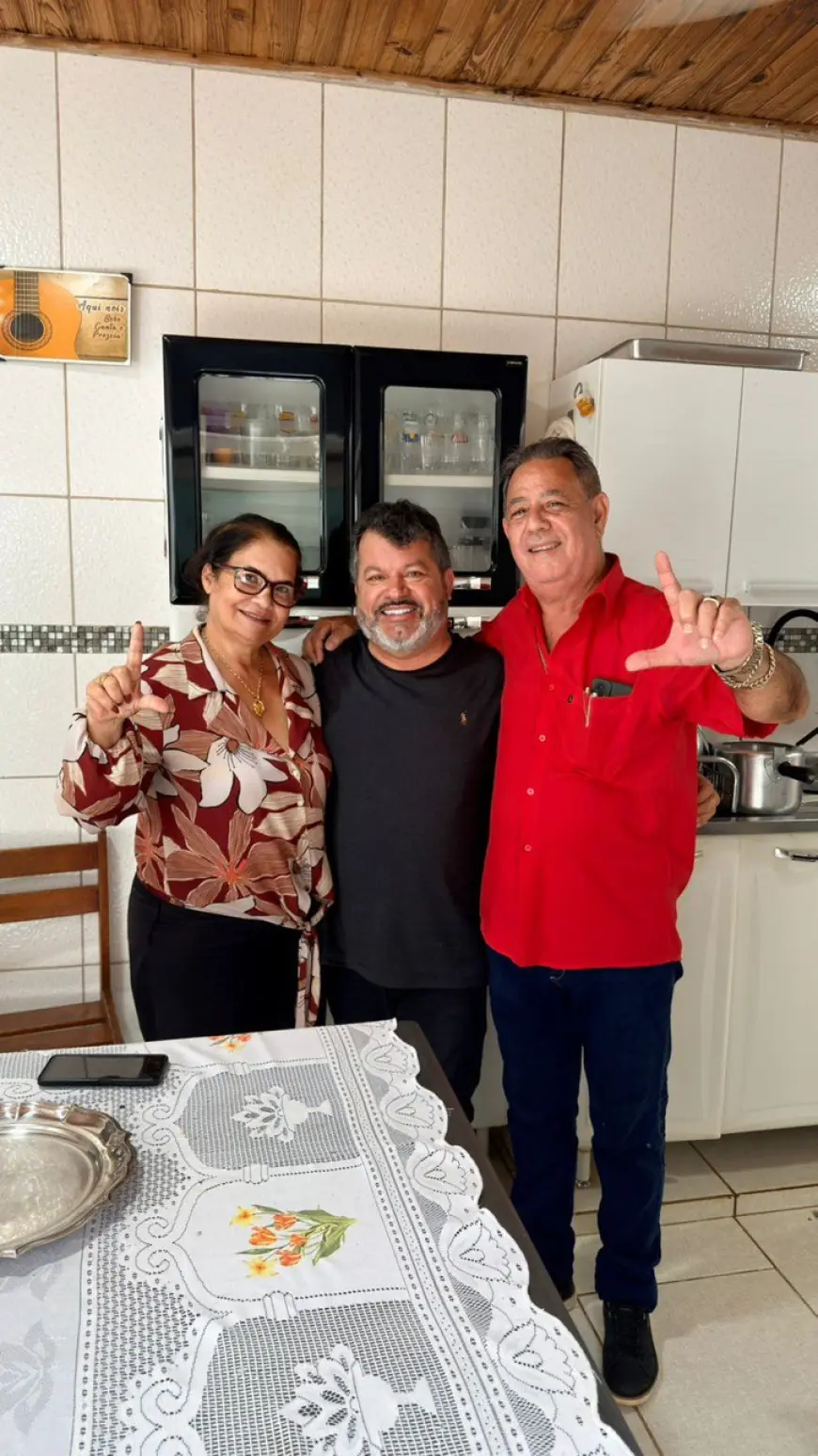 Carlos Bernardo participa de reunião com aliados do PT em Chapadão do Sul