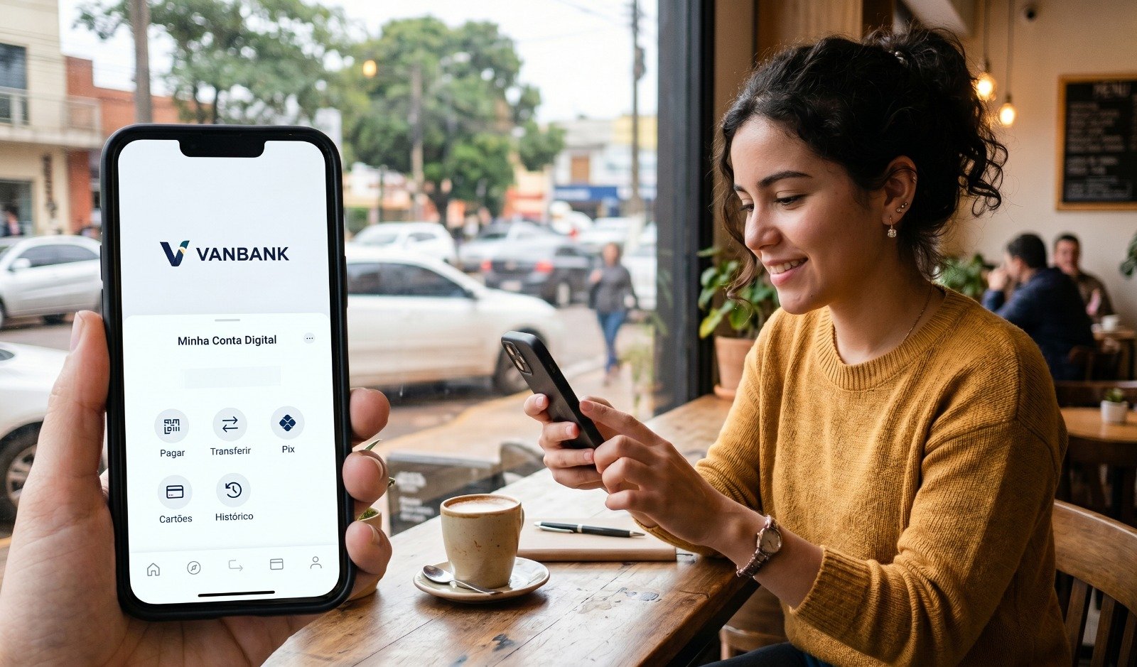 VANBANK: onde cada centavo é valorizado. Abra sua conta!