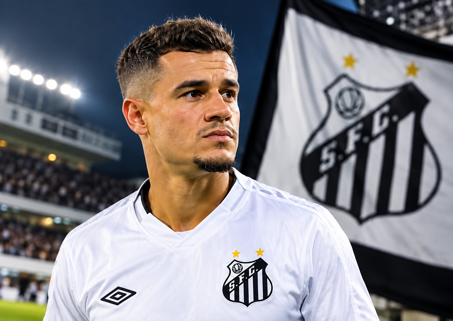 Coutinho fecha com Santos por três meses em acordo de curto prazo para testar retorno ao futebol