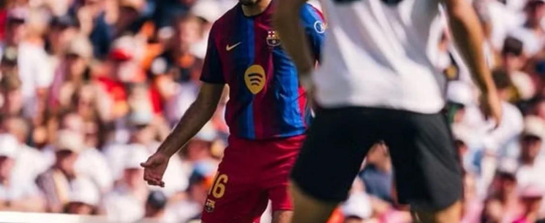 Rodri é flagrado detonando Valencia após goleada do Barcelona: “Muito fracos”