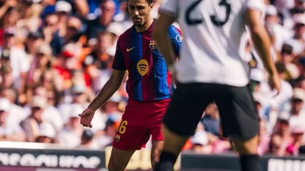 Rodri é flagrado detonando Valencia após goleada do Barcelona: “Muito fracos”
