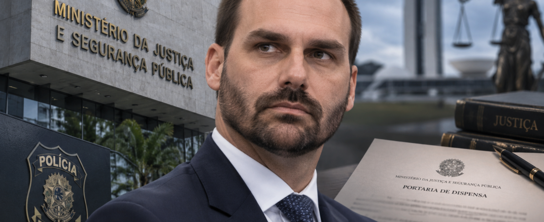 Ministério da Justiça demite Eduardo Bolsonaro da Polícia Federal por abandono de cargo