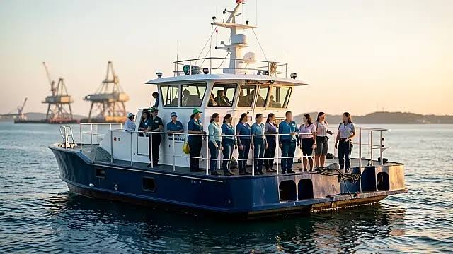 Petrobras batiza primeiro navio da companhia com tripulação 100% feminina