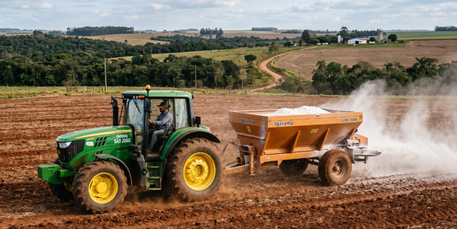 Mineradora Monte Karlo: calcário para soja eleva o potencial produtividade com correção eficiente do solo
